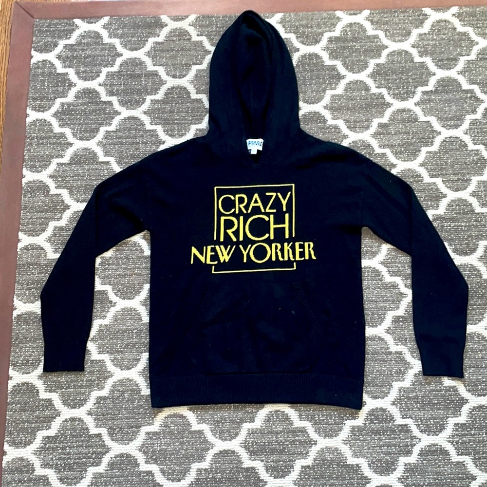 Threads Of PRVLG 100% Cashmere Hoodie Sweater Top